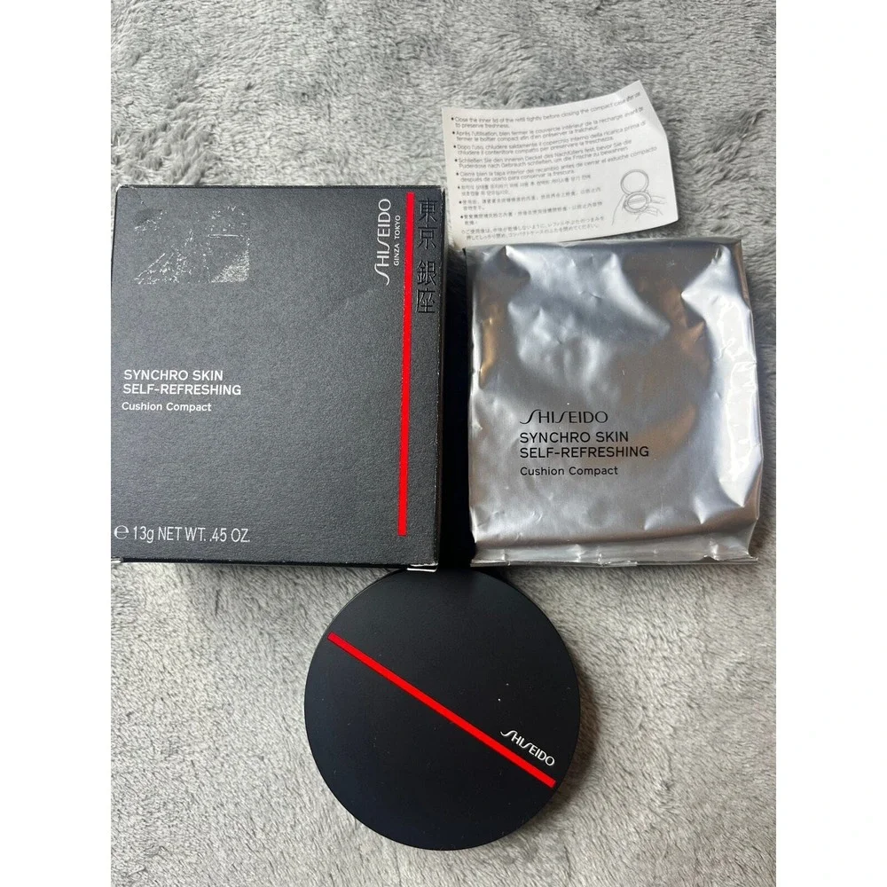 Shiseido Synchro Skin Self-Refreshing Cushion Compact Foundation 13g .45oz New‎